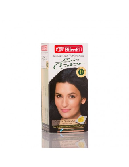 TINT BIFERDIL BIOCOLOR KIT 1.11 NEG AZULAD