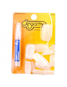 UÑAS POSTIZAS JESSAMY CUADR X20
