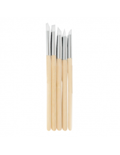 SET PINCELES JESSAMY UÑAS SILIC. X5