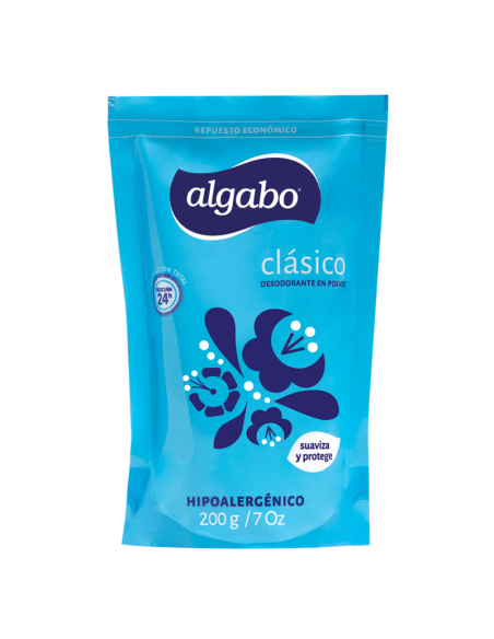 TALCO ALGABO CELESTE BOLSA 200GR D-P