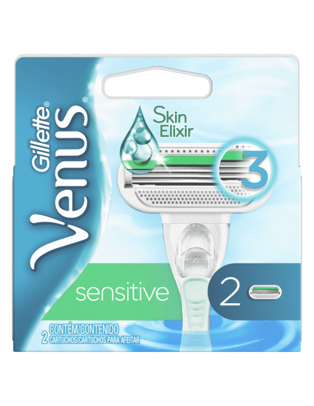 GILLETTE VENUS SENSITIVE REP 2U
