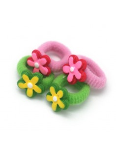 COLITA BASICCARE C/FLOR VERD Y ROSA X 4