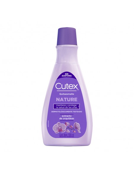 QUITA ESMALTE CUTEX NATURE 100CC