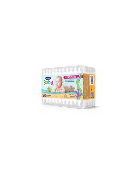 HISOPOS ALGABO BABY 30 UNIDADES