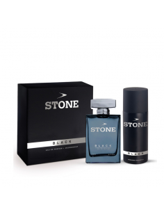 SET STONE BLACK EDP 100CC+DEO 150CC