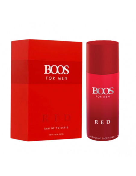 SET EDP BOOS RED 100+DEO 150 REGALO