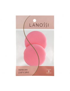 ESPONJA DE MAQUILLAJE LANOSSI PANCAKE X2