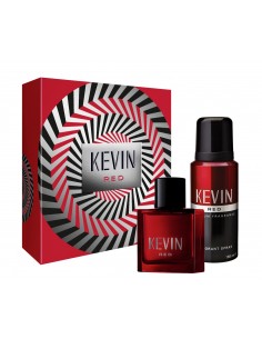 SET KEVIN RED EDT X60CC + DEO X150CC
