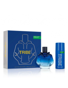 SET BENETTON TRIBE EDT X90CC+DEO150