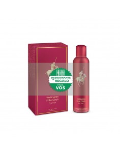 SET WELLINGTON POLO CLUB ROJO EDP90+DEO RE